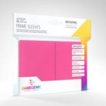 GAMEGENIC - PRIME: 100 Pink Standard Board Game Sleeves (66mm x 91mm)